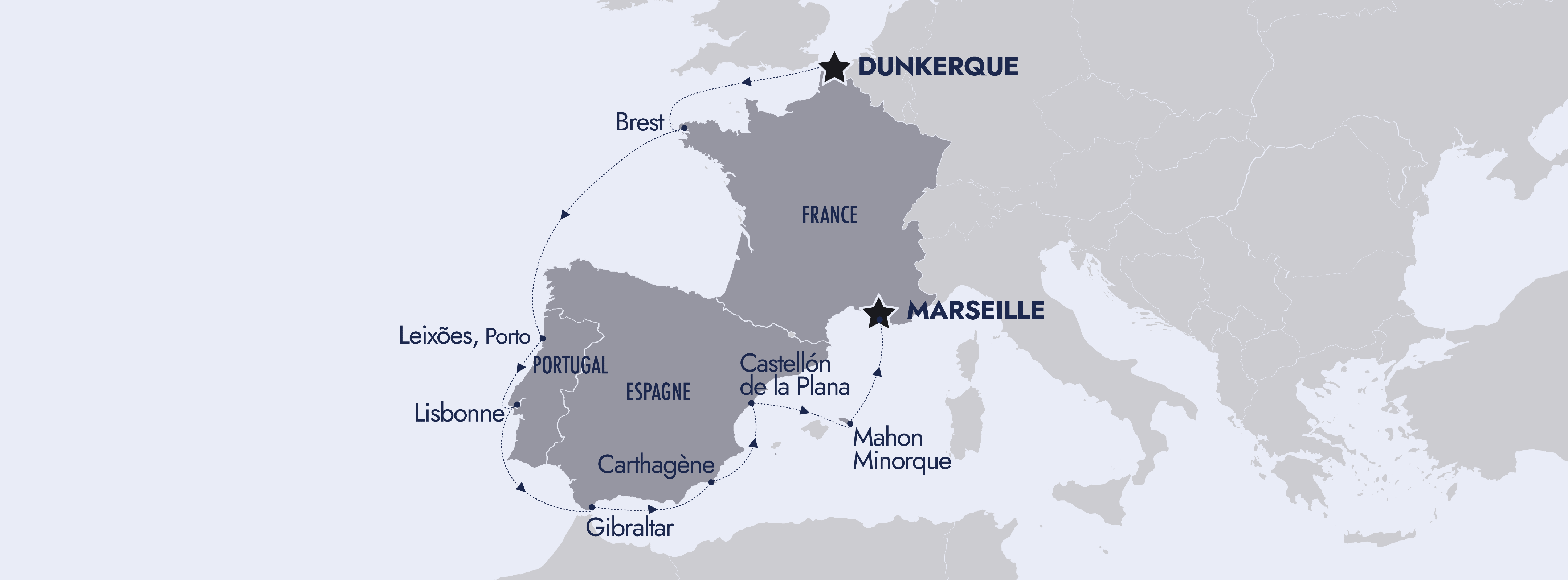 CROISIERE RIVAGES DE L'ATLANTIQUE